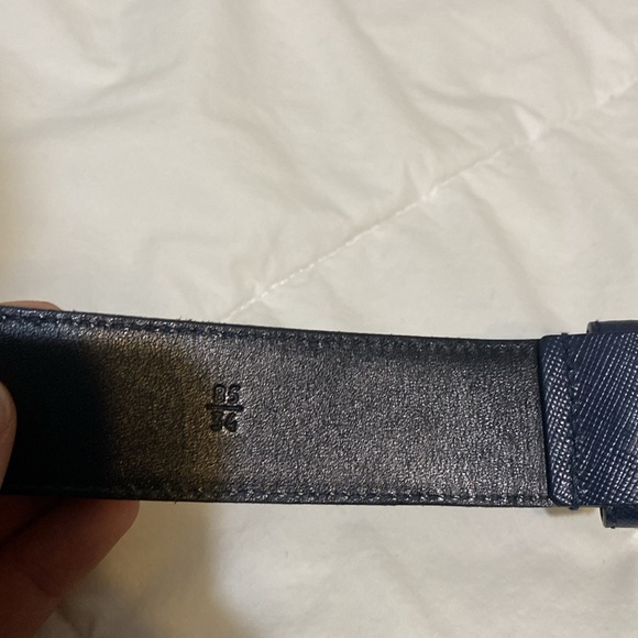 Prada Blue Saffiano Leather Belt - Picture 5 of 9